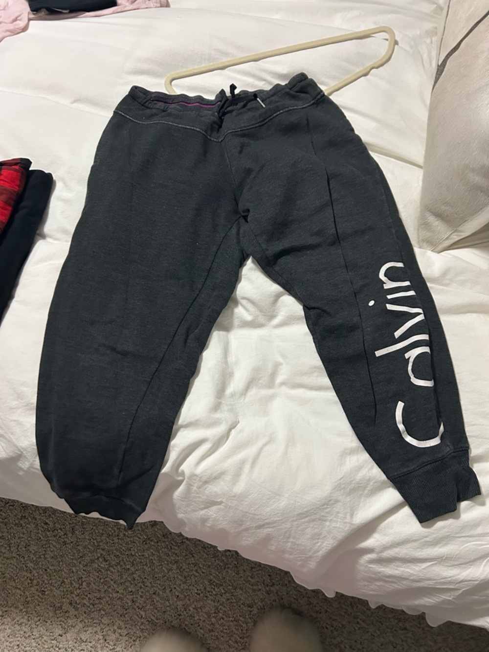 Calvin Klein Black Logo Jogger Sweatpants